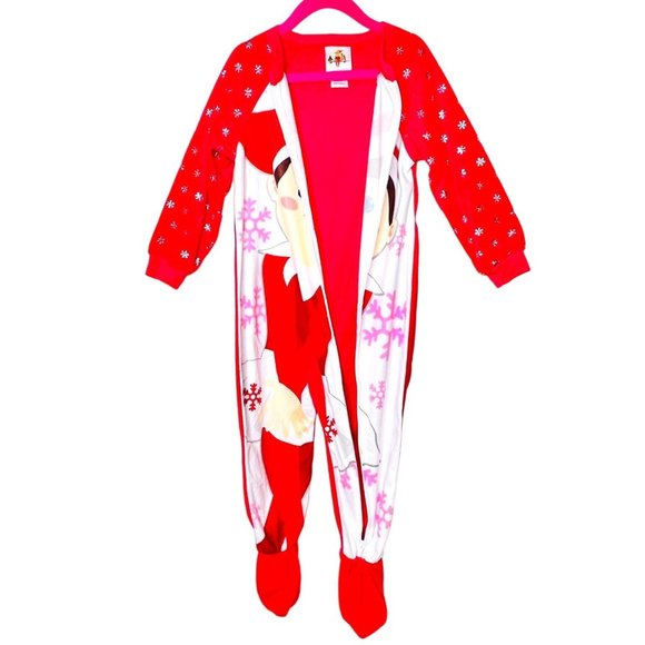 Elf on the Shelf Footed One Piece Pajamas/Holiday Wear - 4T - Picture 4 of 9